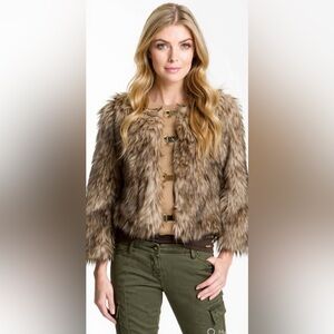 Michael Kors Faux Fur Jacket Sz M NWT💞
